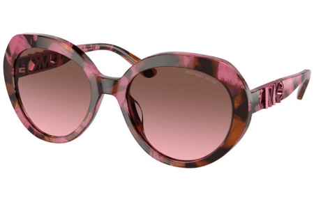 Gafas de Sol - Michael Kors - MK2214U SAN LUCAS - 39989T  PLUM PRINT TORTOISE // CORDOVAN GRADIENT