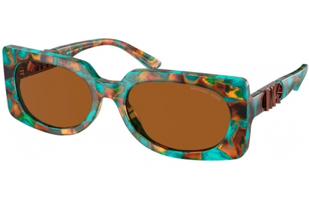 Gafas de Sol - Michael Kors - MK2215 BORDEAUX - 400073  TURQUOISE PRINT TORTOISE // AMBER