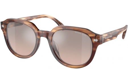 Gafas de Sol - Michael Kors - MK2216U EGER - 39776I  BROWN HORN // BROWN MIRROR BLACK