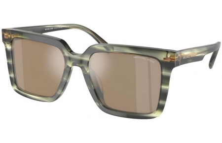 Gafas de Sol - Michael Kors - MK2217U ABRUZZO - 39787I  OLIVE GREEN HORN // OLIVE GREEN MIRROR