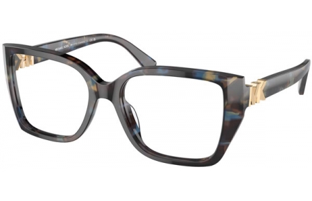 Lunettes de vue - Michael Kors - MK4115U CASTELLO - 3952  SHINY BLUE TORTOISE