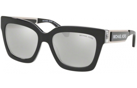 Gafas de Sol - Michael Kors - MK2102 BERKSHIRES - 36666G BLACK SPORT LAMINATE // LIGHT SILVER MIRROR