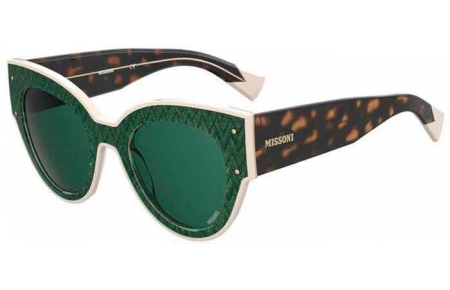 Gafas de Sol - Missoni - MIS 0063/S - P8J (QT) DARK GREEN HAVANA // GREEN