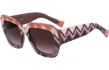 Gafas de Sol - Missoni - MIS 0079/S - S68 (HA) PATTERN PINK VIOLET // BROWN GRADIENT