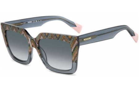 Lunettes de soleil - Missoni - MIS 0147/S - RGK (9O) GREY PATTERNED GREEN // GREY GRADIENT