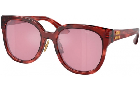 Gafas de Sol - Miu Miu - SMU 01ZS - 12Q50D  STRIPED GARNET // BORDEAUX