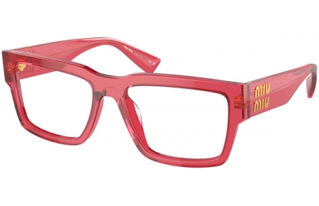 Lunettes de vue - Miu Miu - VMU 02XV - 15Q1O1  TRANSPARENT BORDEAUX