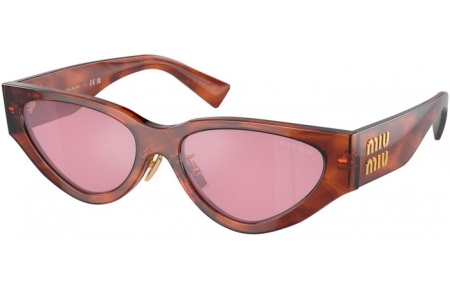 Gafas de Sol - Miu Miu - SMU 03ZS - 11Q50D  STRIPED TOBACCO // BORDEAUX