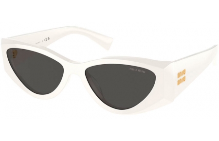 Lunettes de soleil - Miu Miu - SMU 06YS - 1425S0  WHITE // DARK GREY