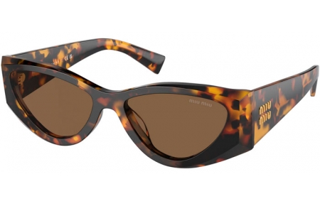 Lunettes de soleil - Miu Miu - SMU 06YS - VAU06B  HAVANA HONEY // DARK BROWN