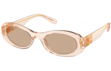 Gafas de Sol - Miu Miu - SMU 06ZS - 11T40F  TRANSPARENT SAND // BROWN