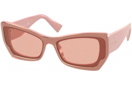 Gafas de Sol - Miu Miu - SMU 07XS - 03T3D2 PINK // LIGHT BROWN