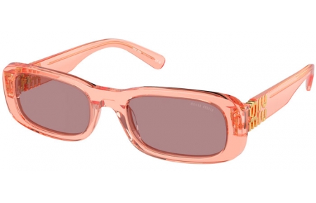 Gafas de Sol - Miu Miu - SMU 08ZS - 13T06I  TRANSPARENT HAZELNUT // BROWN LIGHT PURPLE