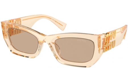 Gafas de Sol - Miu Miu - SMU 09WS - 11T40F  TRANSPARENT SAND // BROWN