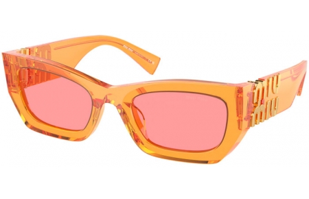 Gafas de Sol - Miu Miu - SMU 09WS - 12T1D0  TRANSPARENT ORANGE // PINK