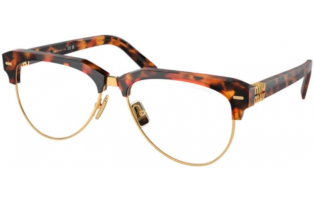 Lunettes de soleil - Miu Miu - SMU 09ZS - 19P08N CORK TORTOISE // TRANSPARENT WITH BLUE LIGHT FILTER