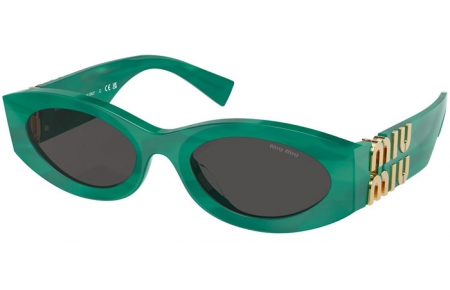 Lunettes de soleil - Miu Miu - SMU 11WS - 15H5S0  GREEN // DARK GREY