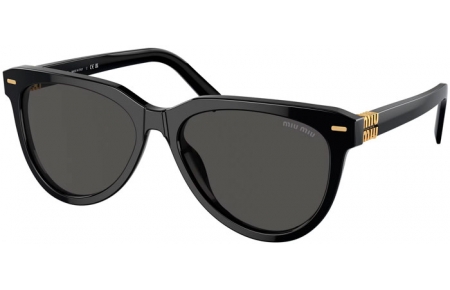 Sunglasses - Miu Miu - SMU 12ZS - 16K5S0  BLACK // DARK GREY