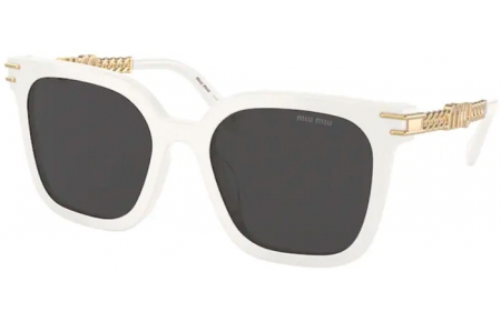 Sunglasses - Miu Miu - SMU 13WS - 1425S0 WHITE // DARK GREY