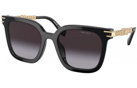 Gafas de Sol - Miu Miu - SMU 13WS - 1AB5D1 BLACK // GREY GRADIENT