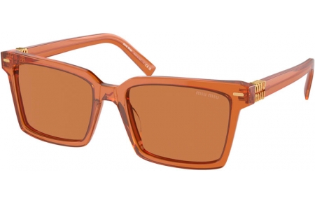 Lunettes de soleil - Miu Miu - SMU 13ZS - 15T2Z1  TRANSPARENT CANDY // BROWN