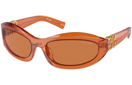 Gafas de Sol - Miu Miu - SMU 14ZS - 15T10I  TRANSPARENT CARAMEL // BROWN