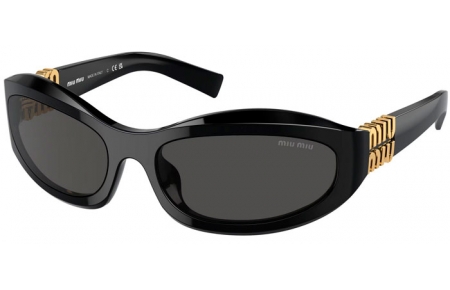 Gafas de Sol - Miu Miu - SMU 14ZS - 16K08Z  BLACK // DARK GREY