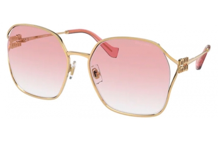 Gafas de Sol - Miu Miu - SMU 52WS - 5AK06S GOLD // LIGHT BROWN GRADIENT DARK VIOLET