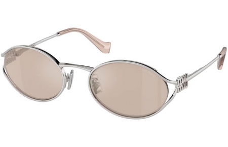 Gafas de Sol - Miu Miu - SMU 52YS - 1BC10F  SILVER // LIGHT BROWN MIRROR GOLD