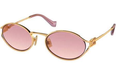 Gafas de Sol - Miu Miu - SMU 52YS - 5AK06S  GOLD // BROWN GRADIENT PINK