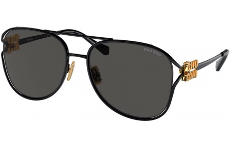 Gafas de Sol - Miu Miu - SMU 52ZS - 1AB5S0  BLACK // DARK GREY