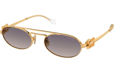 Gafas de Sol - Miu Miu - SMU 54ZS - 5AK30C  GOLD // GREY GRADIENT MIRROR