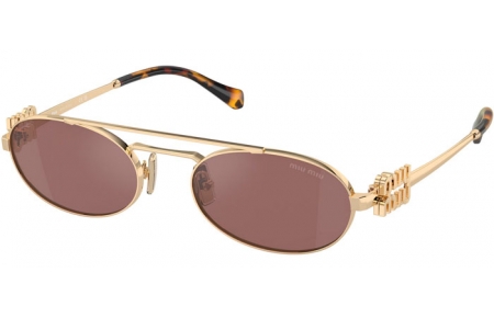 Gafas de Sol - Miu Miu - SMU 54ZS - ZVN70D  PALE GOLD // BROWN MIRROR SILVER