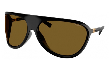 Gafas de Sol - Miu Miu - SMU A01S - 1AB01T  BLACK // DARK BROWN