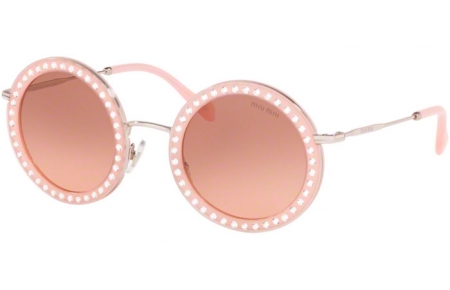 Gafas de Sol - Miu Miu - SMU 59US CORE COLLECTION - 1530A5 OPAL PINK // PINK GRADIENT DARK BROWN