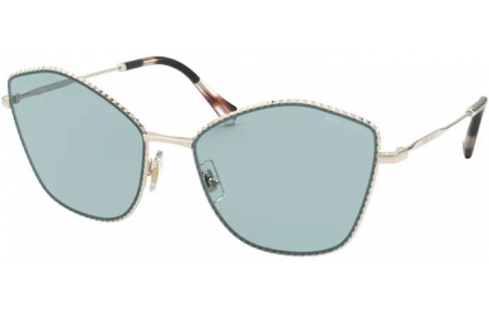 Gafas de Sol - Miu Miu - SMU 60VS CORE COLLECTION - ZVN02F PALE GOLD // LIGHT BLUE