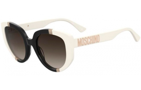 Gafas de Sol - Moschino - MOS173/S - CCP (HA) WHITE BLACK // BROWN GRADIENT