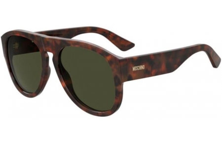 Gafas de Sol - Moschino - MOS176/S - 086 (QT) DARK HAVANA // GREEN