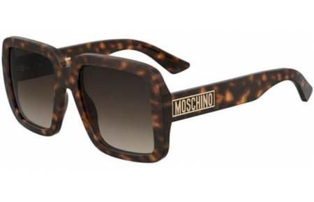 Gafas de Sol - Moschino - MOS180/S - 086 (HA) DARK HAVANA // BROWN GRADIENT