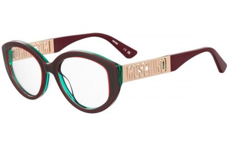 Monturas - Moschino - MOS640 - B17 METALIZED BURGUNDY