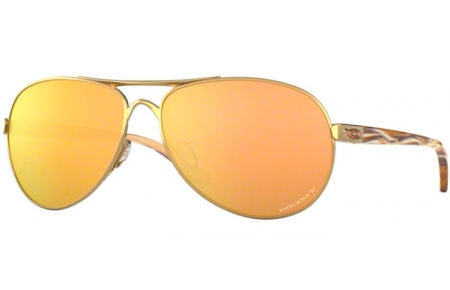 Gafas de Sol - Oakley - FEEDBACK OO4079 - 4079-37 POLISHED GOLD // PRIZM ROSE GOLD POLARIZED