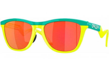 Gafas de Sol - Oakley - FROGSKINS HYBRID OO9289 - 9289-02 GREEN TENNIS BALL YELLOW // PRIZM RUBY