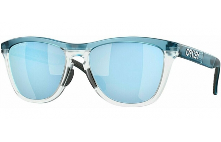 Gafas de Sol - Oakley - FROGSKINS RANGE OO9284 - 9284-09 TRANSPARENT  STONEWASH // PRIZM DEEP WATER POLARIZED