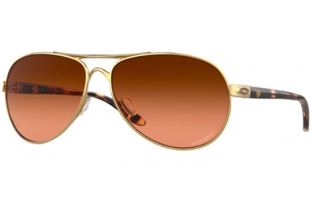 Gafas de Sol - Oakley - FEEDBACK OO4079 - 4079-41 POLISHED GOLD // PRIZM BROWN GRADIENT