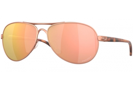 Sunglasses - Oakley - FEEDBACK OO4079 - 4079-44 SATIN ROSE GOLD // PRIZM ROSE GOLD