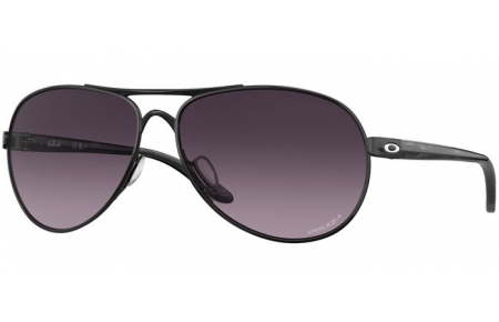 Gafas de Sol - Oakley - FEEDBACK OO4079 - 4079-45 SATIN BLACK // PRIZM GREY GRADIENT