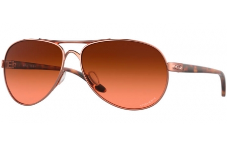 Gafas de Sol - Oakley - FEEDBACK OO4079 - 4079-46 ROSE GOLD // PRIZM BROWN GRADIENT