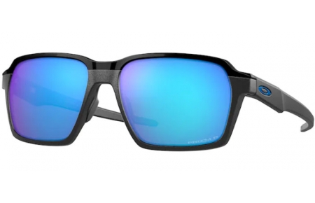 Lunettes de soleil - Oakley - PARLAY OO4143 - 4143-05 STEEL // PRIZM SAPPHIRE POLARIZED