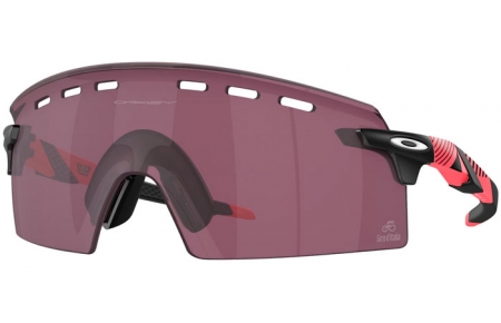 Gafas de Sol - Oakley - ENCODER STRIKE VENTED OO9235 - 9235-16 PINK STRIPED // PRIZM ROAD BLACK