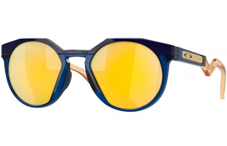 Sunglasses - Oakley - HSTN OO9242 - 9242-11 TRANSPARENT NAVY BLUE // PRIZM 24K POLARIZED